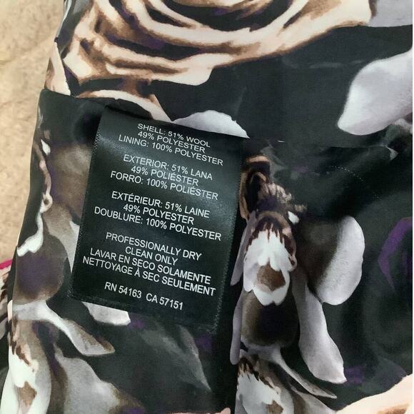 Eliza J Topper Coat In Blush Pink Women Lined Pockets Boucle Wool Blend Size 8 - Picture 15 of 15